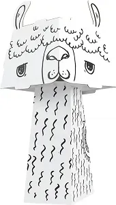 kolorowanka-cubehead-3d-lama-monumi-rodzaj-inna