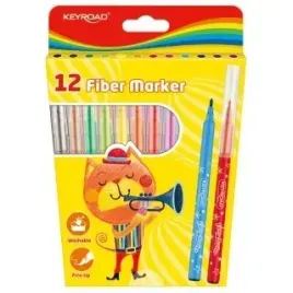 flamaster-keyroad-fiber-12-kolorow