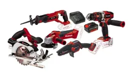 einhell-zestaw-elektronarzedzi-szlifierka-wkretarka-18v-4ah-i-inne-pila