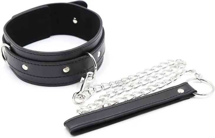 fetish-fever-collar-with-leash-black