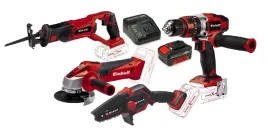 einhell-zestaw-elektronarzedzi-szlifierka-wkretarka-18v-4ah-i-inne-pila