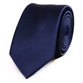 elegancki-krawat-waski-granatowy