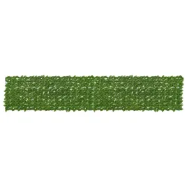 parawan-balkonowy-z-liscmi-zielony-i-zolty-400-x-75-cm