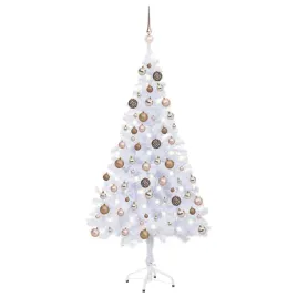 swiateczna-choinka-led-biala-120-cm-z-bombkami