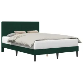 ramka-lozka-z-zaglowkiem-ciemnozielony-160-x-200-cm-welur