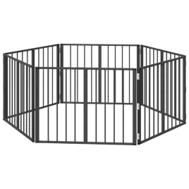 bramka-dla-psa-6-szt-czarny-80-x-60-cm-stal-galwanizowana
