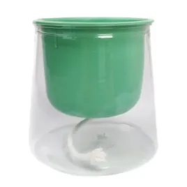 doniczka-simple-zielona-8cm-oslonka-roslin-z-pojemnikiem-na-wode