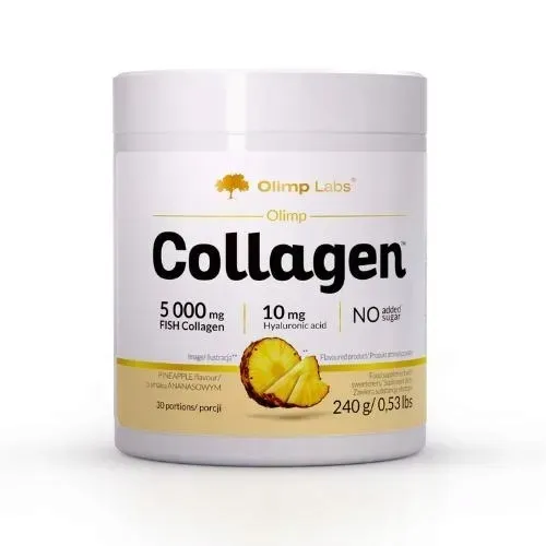OLIMP Collagen Kolagen 5000mg proszek smak ANANASOWY, 240g