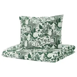 ikea-skogsduva-poszwa-na-koldre-i-poszewka-150x200cm-bialy-zielony-wzor-las