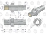 walek-reduktora-c-360-oryginal-u-stan-nowy
