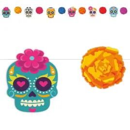 baner-flagi-dia-de-los-muertos-czaszki-i-kwiaty-35-m
