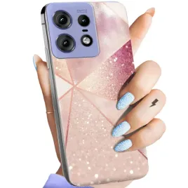 etui-do-motorola-edge-50-pro-wzory-rozowe-zloto-roz-obudowa-pokrowiec-case