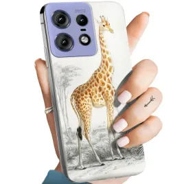 etui-do-motorola-edge-50-pro-wzory-zyrafa-smieszne-sawanna-obudowa-case
