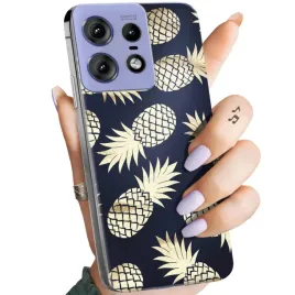 etui-do-motorola-edge-50-pro-wzory-ananas-owoce-egzotyczne-obudowa-case