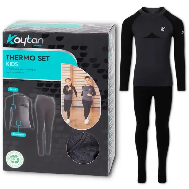 TERMOAKTYWNA BIELIZNA TERMICZNA DLA DZIECI KAYTAN THERMO SET KIDS 134-140