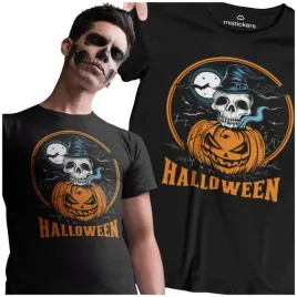 koszulka-meska-na-halloween-dynia-czaszka-stroj