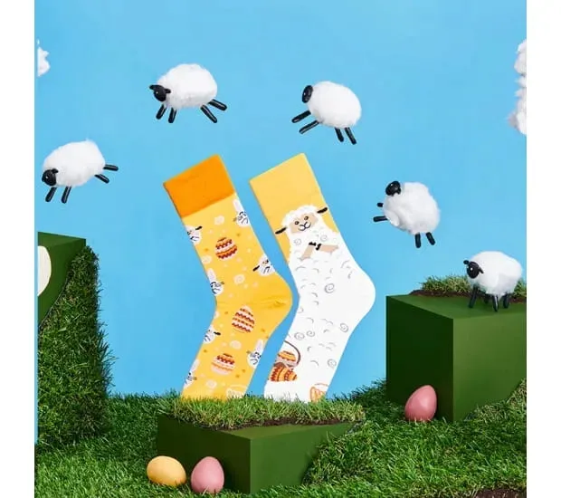 skarpety-easter-lamb-many-mornings-43-46-stan-nowy