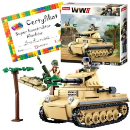 klocki-sluban-wwii-czolg-panzer-ii-356-b0691