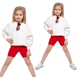 dzieciece-legginsy-1-2-krotkie-getry-czerwone-110