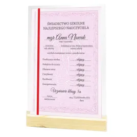 personalizowana-ramka-swadectwo-dzien-nauczyciela-zakonczenie-roku-szkoly