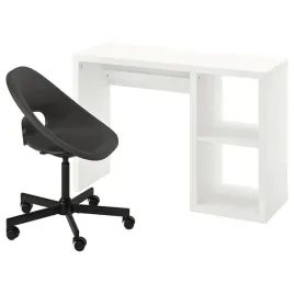 ikea-kallax-eldberget-biurko-i-krzeslo-bialy-ciemnoszary-czarny