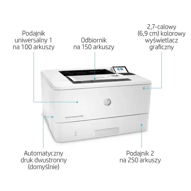 drukarka-hp-laser-laserjet-m406dn-stan-nowy