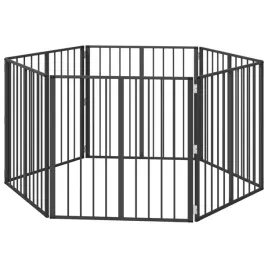 bramka-dla-psa-6-szt-czarny-80-x-80-cm-stal-galwanizowana