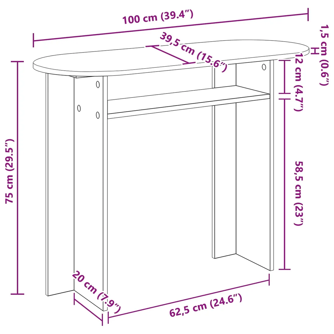 konsola-bialy-wysoki-polysk-100-x-395-x-75-cm-stan-nowy