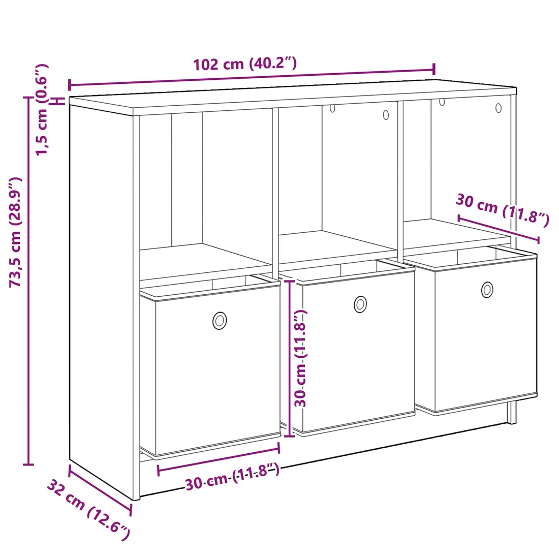 bufet-z-szuflada-bialy-102-x-32-x-735-cm