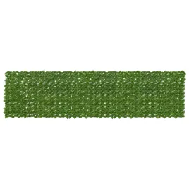 parawan-balkonowy-z-liscmi-zielony-i-zolty-400-x-100-cm