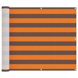ekran-balkonowy-pomaranczowy-i-brazowy-100-x-300-cm