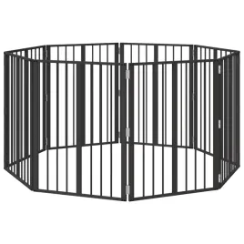bramka-dla-psa-8-szt-czarny-60-x-80-cm-stal-galwanizowana