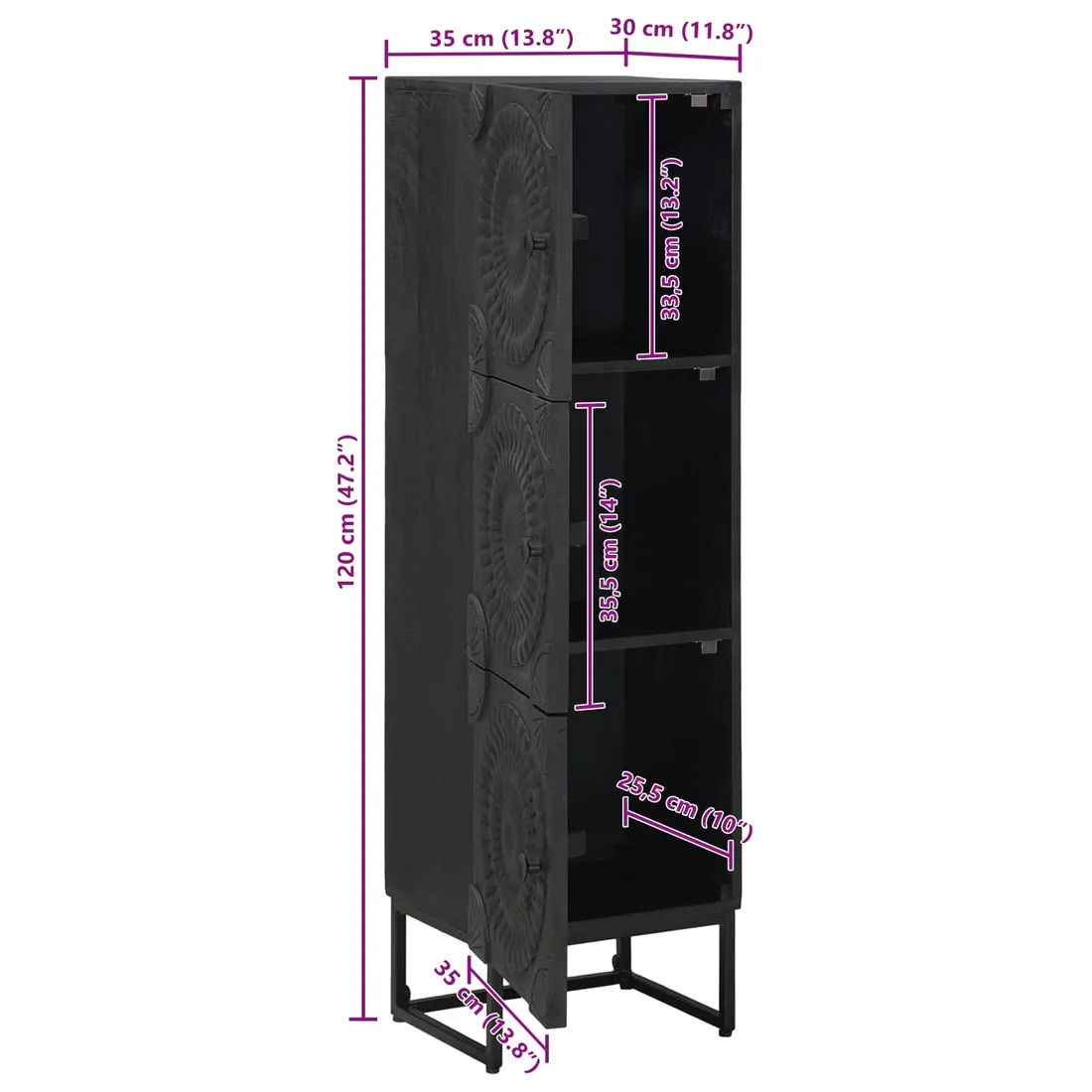 highboard-czarny-35-x-30-x-120-cm-stan-nowy