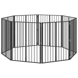 bramka-dla-psa-8-szt-czarny-80-x-100-cm-stal-galwanizowana