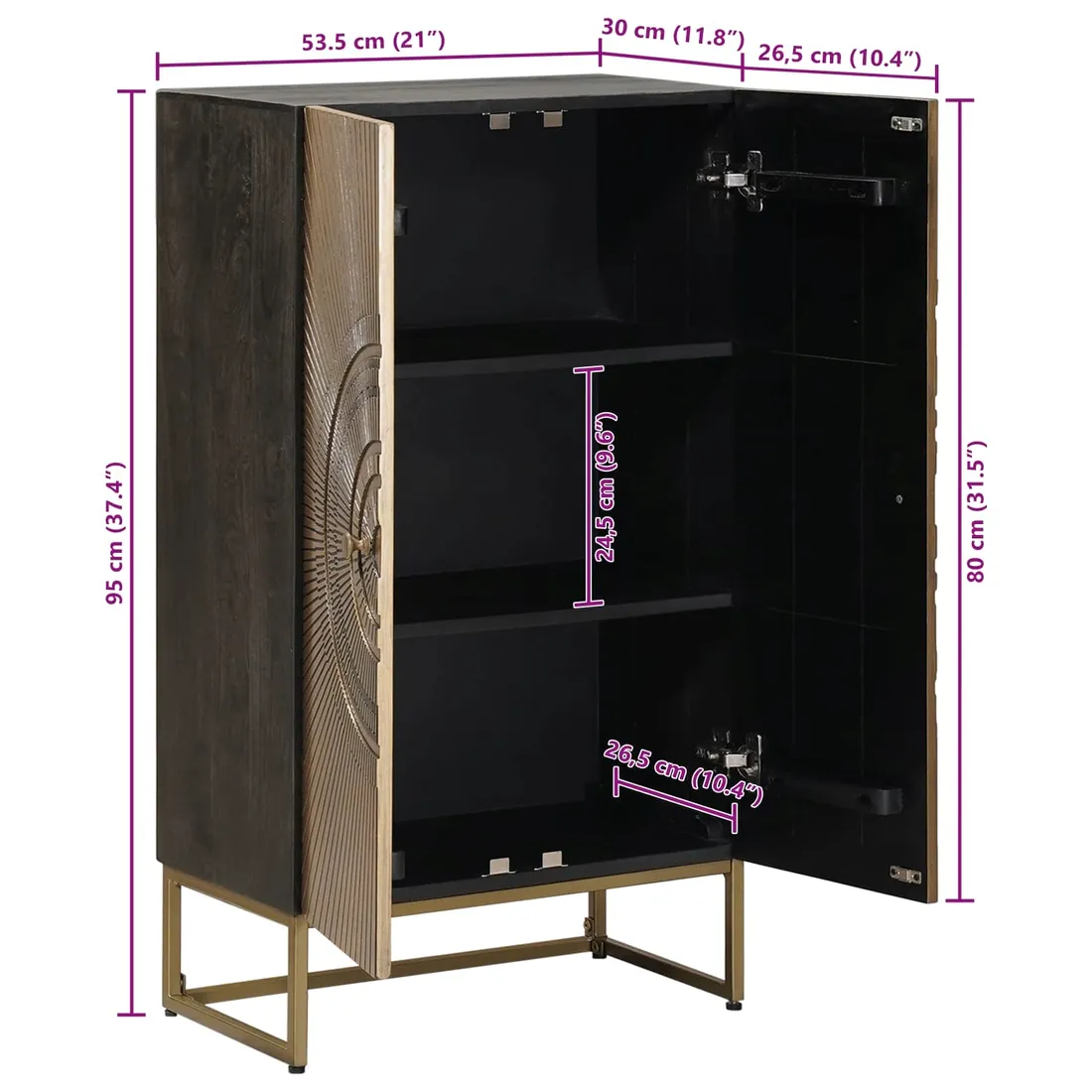 highboard-mosiadz-535-x-30-x-95-cm-stan-nowy