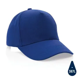 czapka-z-daszkiem-z-recyklingu-niebieska-impact-awaretm-280-g-m2-12-x-o