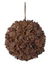bombka-swiateczna-recznie-robiona-wiszaca-ikea-vinter-15cm-brazowa-juta