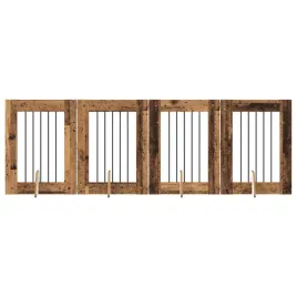 bramka-dla-psow-z-podporkami-4-szt-stare-drewno-60-x-80-cm