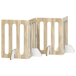 skladany-kojec-dla-zwierzat-4-szt-dab-sonoma-201-x-38-x-70-cm