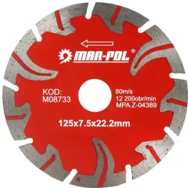 tarcza-diamentowa-125x7-5x222mm-mar-pol-red