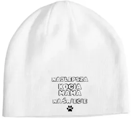 czapka-beanie-biala-nadruk-najlepsza-kocia-mama-na-swiecie-prezent