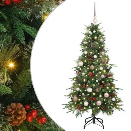 sztuczna-choinka-z-zawiasami-z-podstawa-zielony-150-cm-pe-i-pvc