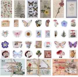zestaw-180-naklejek-scrapbooking-vintage-naturalny-rosliny-retro-washi-diy