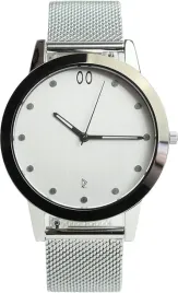 Zdjęcie produktu ZEGAREK UNISEX SREBRNY ANALOGOWY KWARCOWY ELEGANCKI MINIMALISTYCZNY