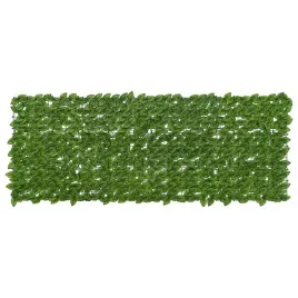 parawan-balkonowy-z-liscmi-zielony-i-zolty-200-x-75-cm
