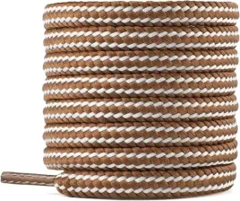 2x-sznurowki-sznurowadla-do-butow-brazowe-z-bialym-elemetrm-140-cm