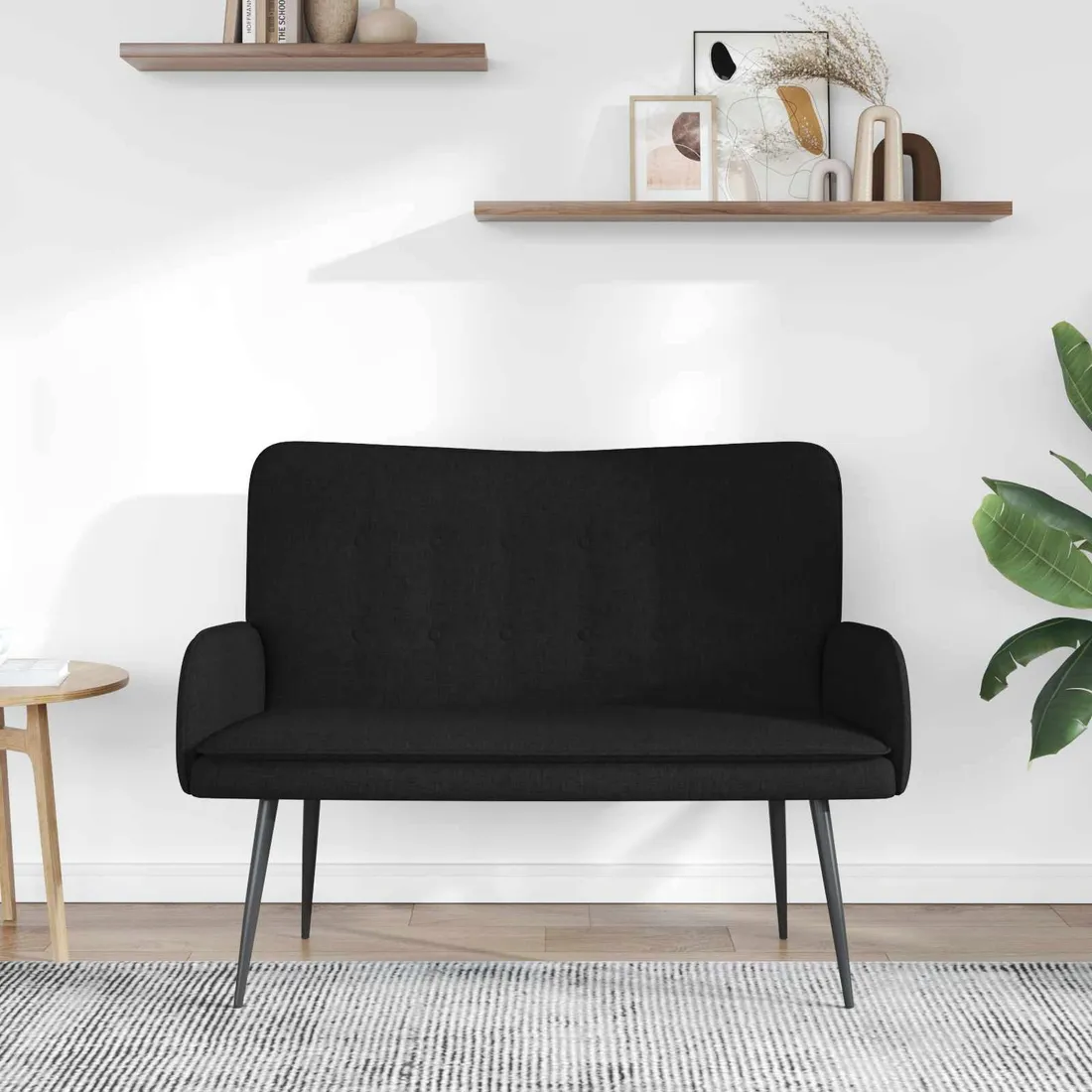 sofa-dwuosobowa-czarny-115-x-61-x-87-cm-tkanina-stan-nowy