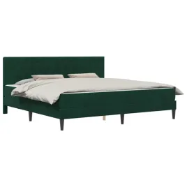 rama-lozka-z-materacem-ciemna-zielen-180-x-200-cm-aksamit