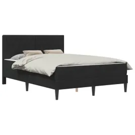 rama-lozka-z-materacem-z-zaglowkiem-czarny-140-x-200-cm-aksamit