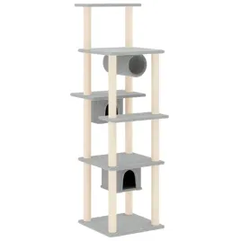 drapak-dla-kota-z-sizalowymi-slupkami-jasnoszary-169-cm